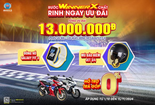 RƯỚC WINNER X CHẤT RINH NGAY ƯU ĐÃI